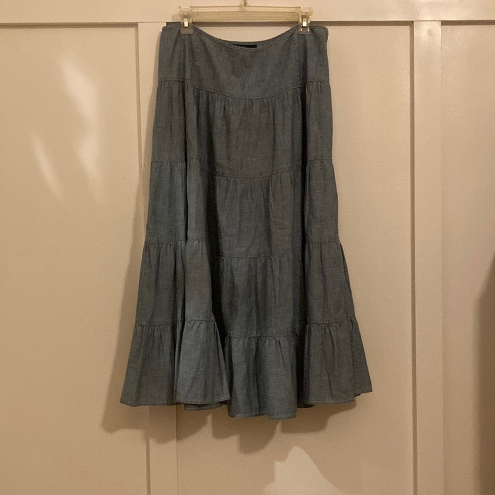 Ralph Lauren Broomstick Maxi Skirt